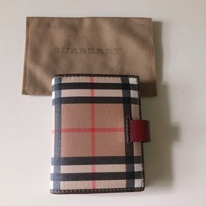 Burberry small vintage check wallet